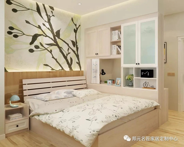 邦元名匠：卧室只有7㎡，竟同时装下衣帽间和书桌柜？