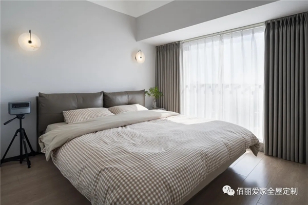 佰丽爱家全屋定制|90㎡北欧极简风，更多的使用及储物空间