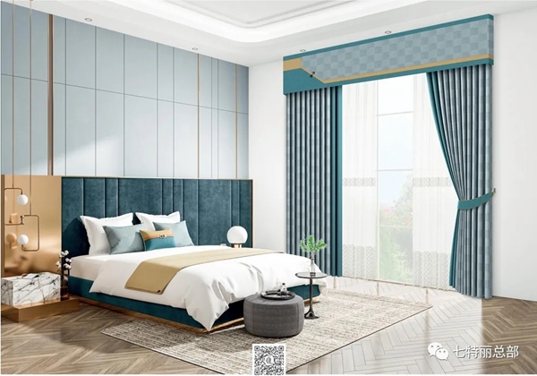 七特丽春季新品：C11现代风格窗帘