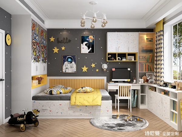 诗尼曼全屋定制|吹爆10套儿童房设计方案！