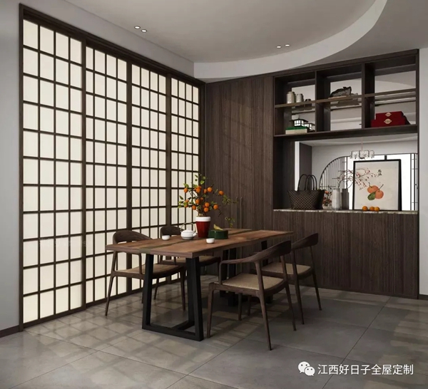 餐桌总是堆满杂物？好日子全屋定制餐边柜拿去，既有颜值又能收藏！