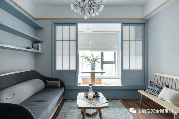 佰丽爱家全屋定制丨72㎡北欧风1居室大改造