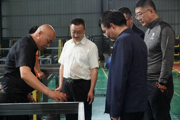 意群门窗迎接中国建筑系统门窗联盟领导一行莅临指导