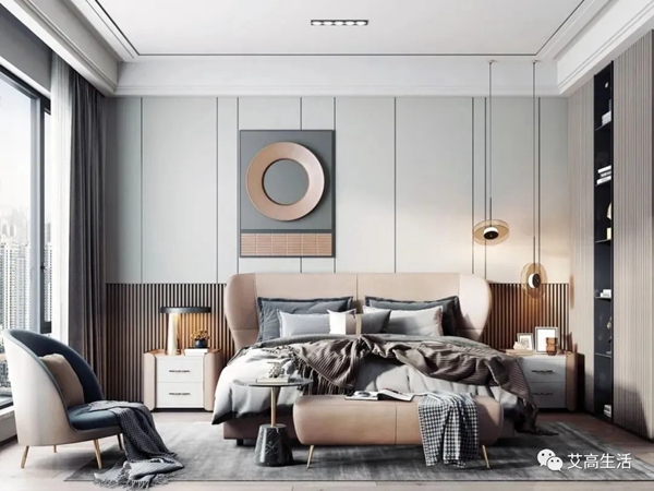 艾高家居|告别黑白灰,看看这些衣柜撞色搭配