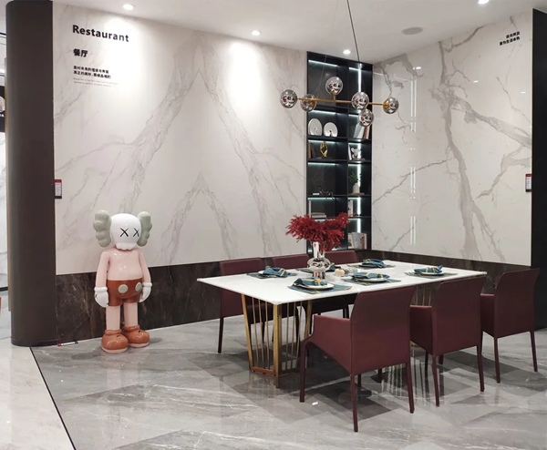 金科陶瓷新装展厅 沉浸式岩板空间体验