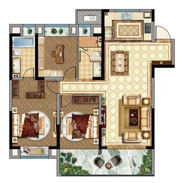箭牌家居定制|139.55m²客户案例