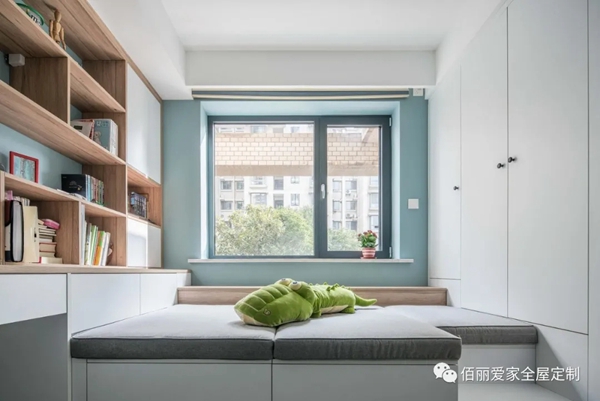 佰丽爱家全屋定制：90㎡新中式，沉稳低调的大气之美！