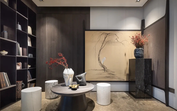 卡诺尼全屋定制|雅黑格栅+中式韵味