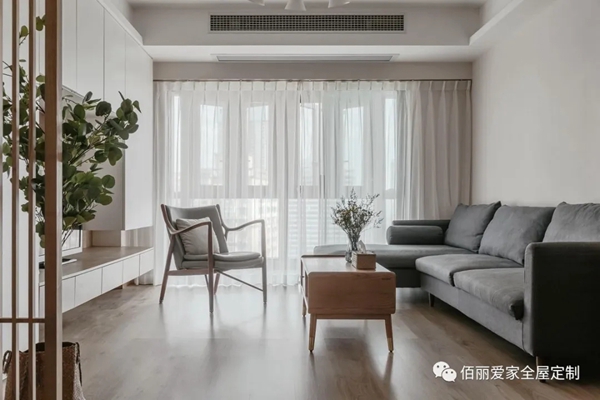 佰丽爱家全屋定制|132㎡北欧风3室，搞定收纳