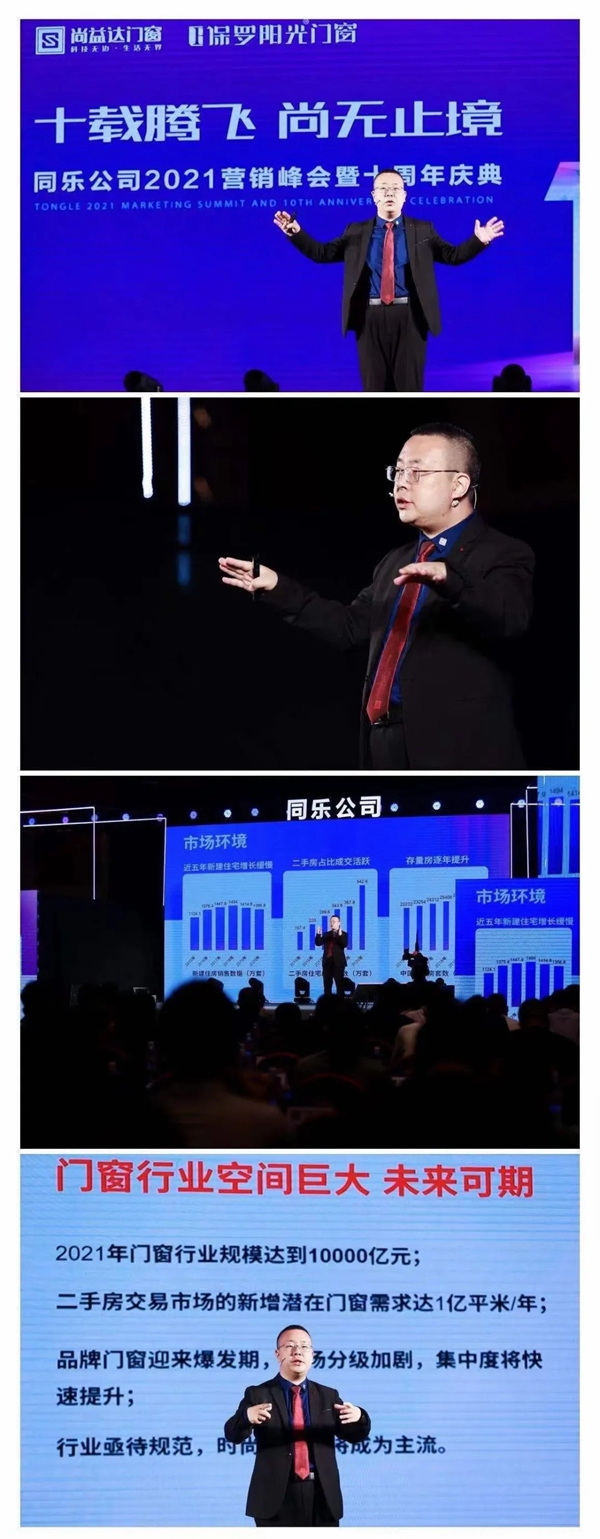 尚益达门窗2021营销峰会暨十周年庆典圆满落幕