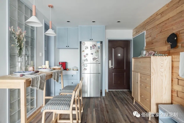 佰丽爱家全屋定制丨72㎡北欧风1居室大改造
