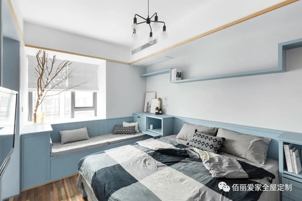佰丽爱家全屋定制丨72㎡北欧风1居室大改造