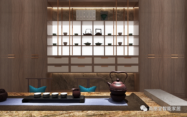 尚朋堂全屋定制新品分享|静雅新中式，极富深味的细节和美学！