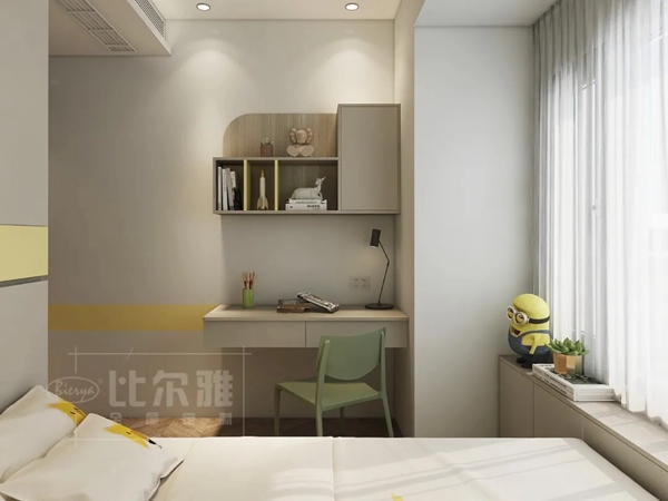 比尔雅家居丨90后夫妇的四房两厅现代简约全屋定制