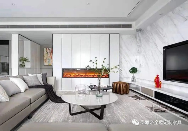  圣雅帝全屋定制家具丨建筑面积246㎡的大平层，这样设计很有格调