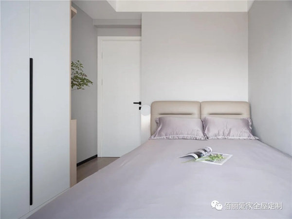 佰丽爱家全屋定制|90㎡北欧极简风，更多的使用及储物空间