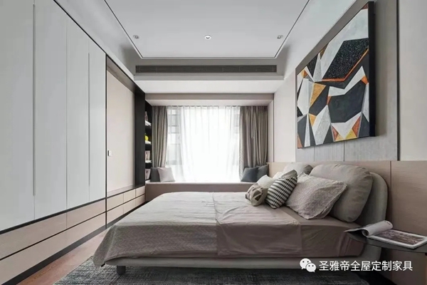  圣雅帝全屋定制家具丨建筑面积246㎡的大平层，这样设计很有格调