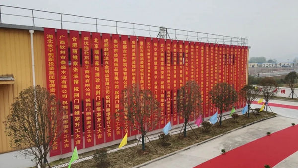 荆门丽维家全屋定制互联网大家居产业园正式投产！