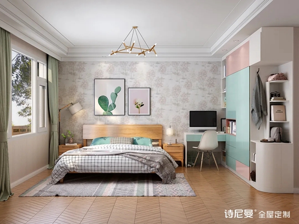 诗尼曼全屋定制：空间扩容术，让你家多出一间书房！