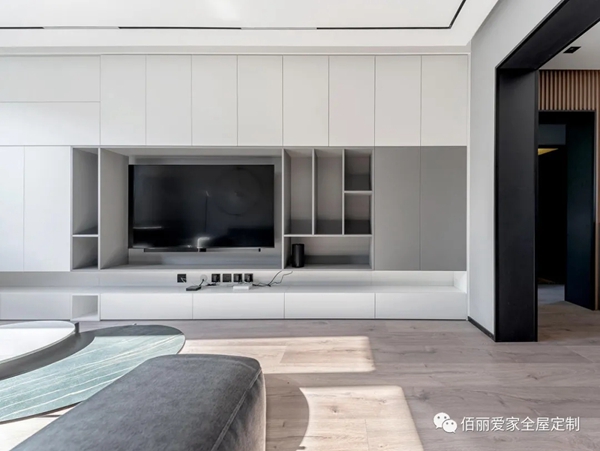 佰丽爱家全屋定制：110㎡现代简约风2居室