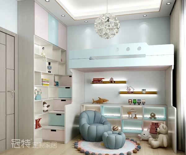 冠特定制家具：儿童房的布局设计需要考虑哪些因素？