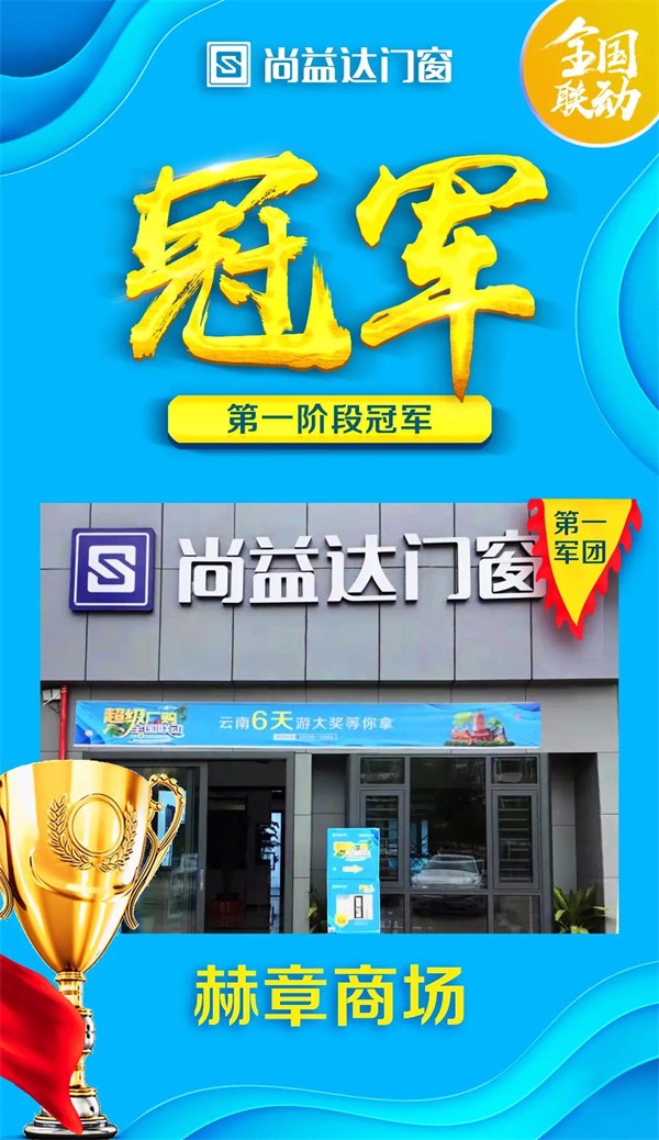 尚益达门窗全国联动钜惠活动以完成率147%完满收官！