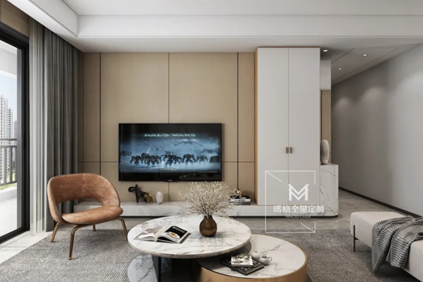 玛格全屋定制:165m²简约新房,实物竟比设计图好看 玛格全屋定制:165m²简约新房,实物竟比设计图好看