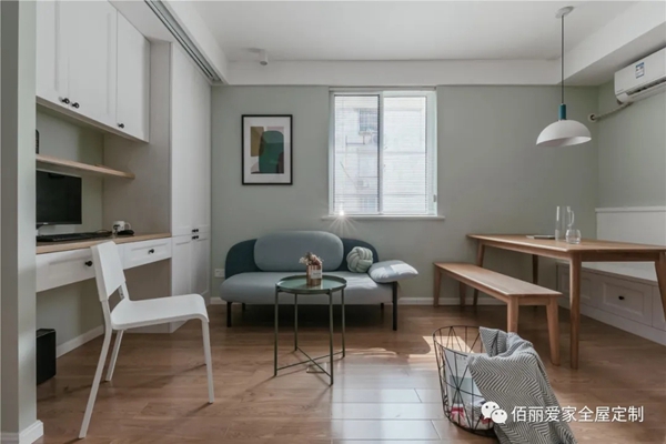 佰丽爱家全屋定制|70㎡北欧风学区房，空间利用最大化！