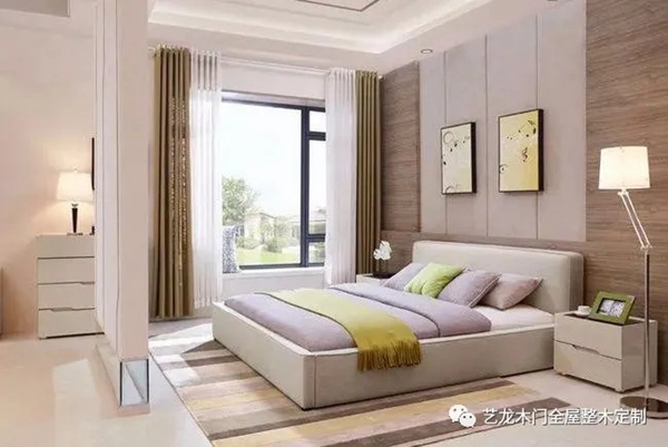 艺龙木门全屋整木定制保障优质睡眠！
