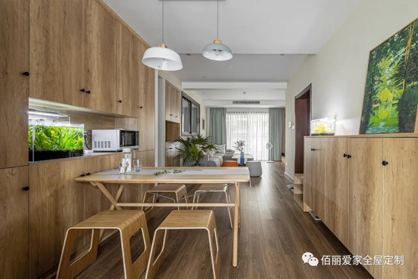 佰丽爱家全屋定制|116㎡日式原木风