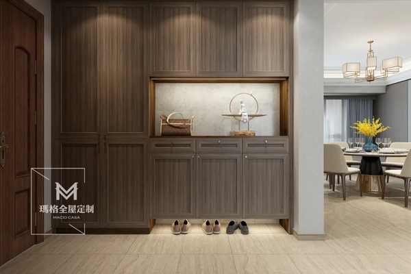 玛格全屋定制|羡慕！邻居家的262㎡新中式雅居