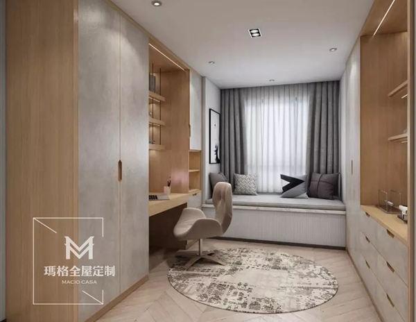 玛格全屋定制:榻榻米卧室兼书房2.0,太实用了! 玛格全屋定制:榻榻米卧室兼书房2.0,太实用了!