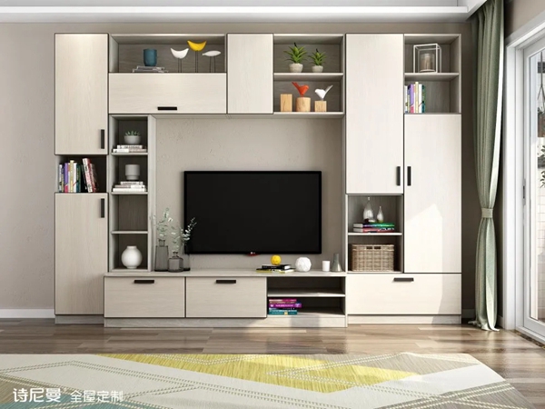 诗尼曼全屋定制|20款电视柜效果图