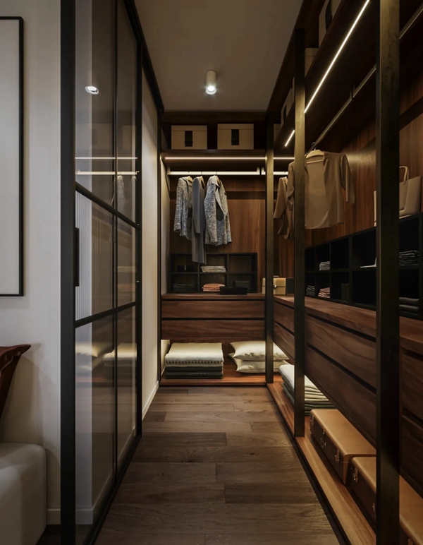 佳居乐高端全屋定制衣帽间 | 构建精致有序的储物空间