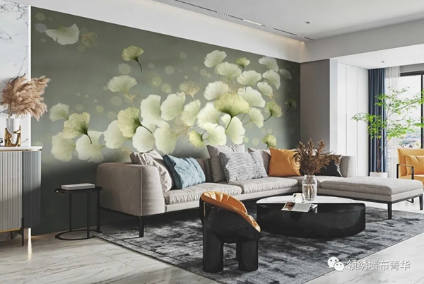 领绣墙布菁华 |娇羞杏花满堂，新扮玲珑家装，来此一观！