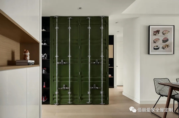 佰丽爱家全屋定制|98㎡现代化个性3居室