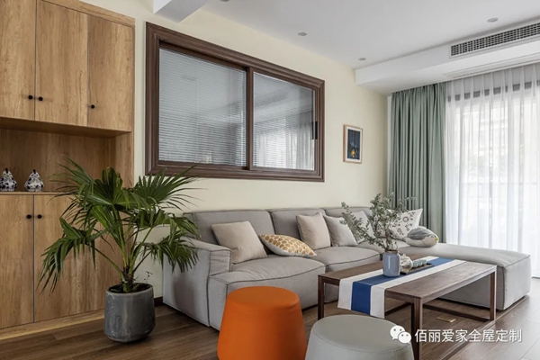 佰丽爱家全屋定制|116㎡日式原木风