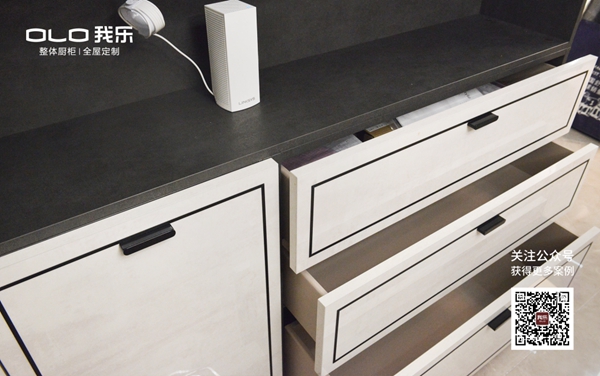 我乐整体厨柜|全屋定制120㎡轻奢风模板，颜值+收纳