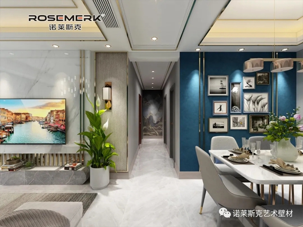 诺莱斯克艺术壁材|理想中的现代风卡利亚丝绒小屋
