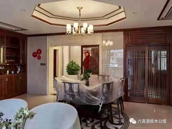 六喜源·原木公馆实景案例丨百变中式家装，让你对原木永远“爱不完”！