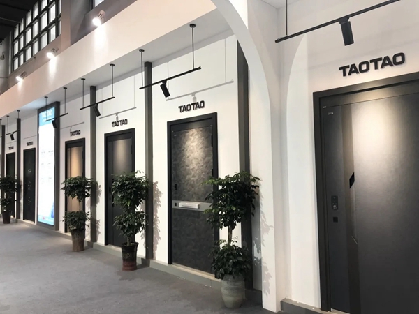 taotao安全门展馆惊艳2021（永康）国际门业博览会