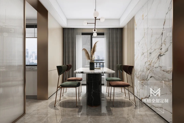 玛格全屋定制:165m²简约新房,实物竟比设计图好看 玛格全屋定制:165m²简约新房,实物竟比设计图好看