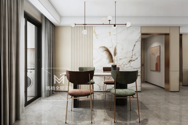 玛格全屋定制:165m²简约新房,实物竟比设计图好看 玛格全屋定制:165m²简约新房,实物竟比设计图好看