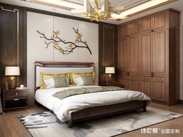 诗尼曼全屋定制：新中式元素 这个家都有！