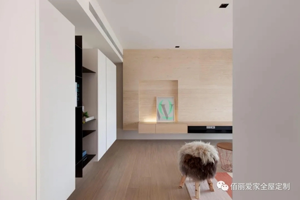 佰丽爱家全屋定制：95㎡北欧风，为孩子营造缤纷的成长空间
