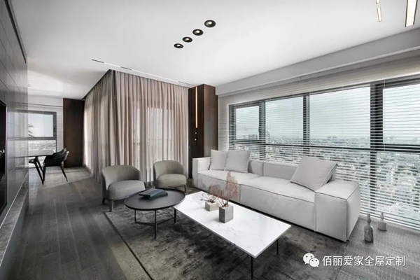 佰丽爱家全屋定制|装不装修都要看的客厅设计，美哭了！