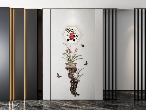 蝶装壁布新品：独幅经典 诗画意韵