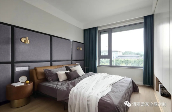 佰丽爱家全屋定制|98㎡现代化个性3居室