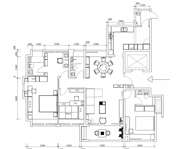 联邦高登全屋定制 |140㎡温婉雅居突破两代审美屏障