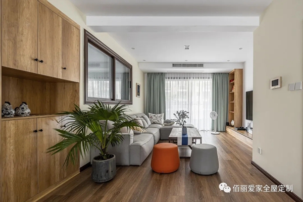 佰丽爱家全屋定制|116㎡日式原木风